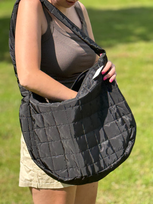 Black Quilted Bag